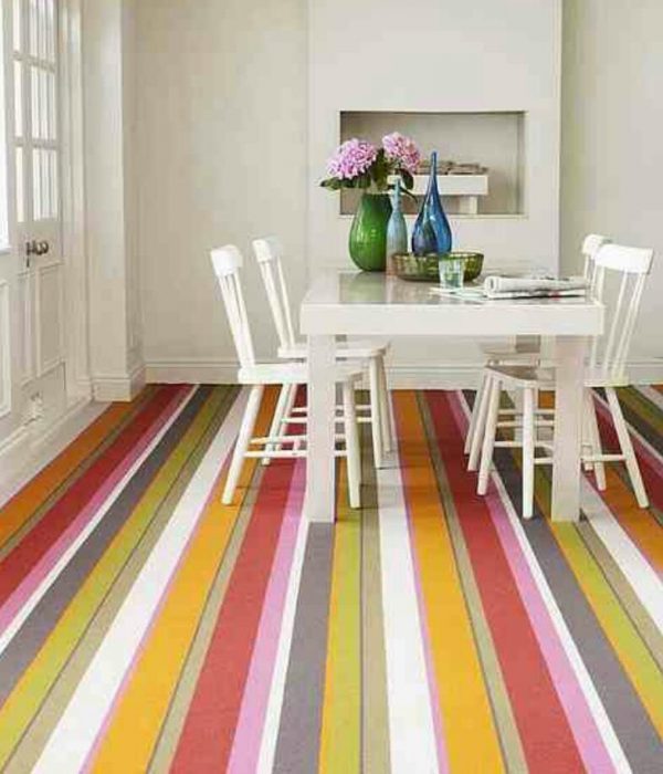 striped wood flooring