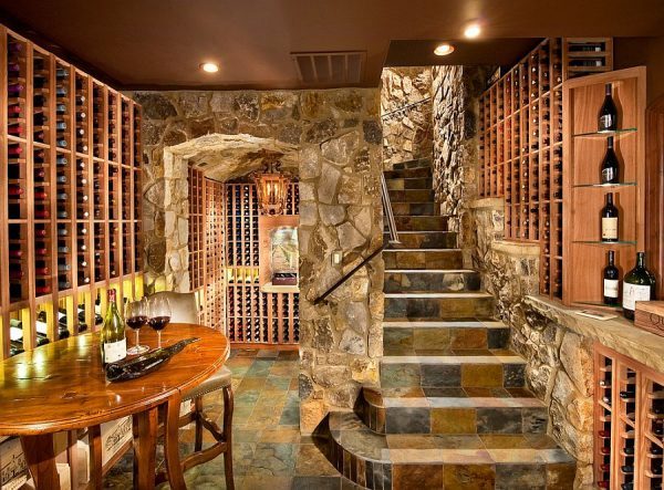 wine storage room design