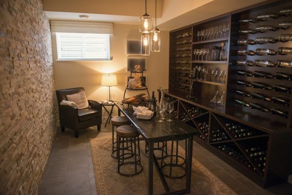 wine room cabinets 