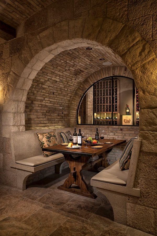 small wine room