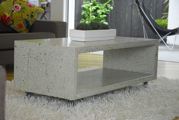 modern concrete table