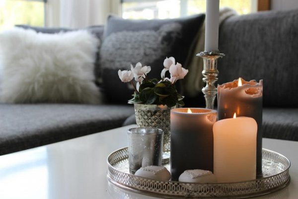 candle centerpieces for living room