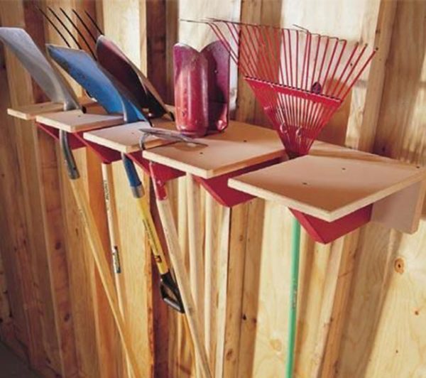 rack for garden tools