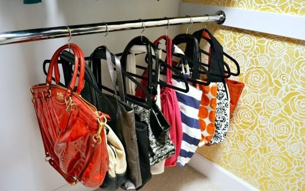 organizing handbags