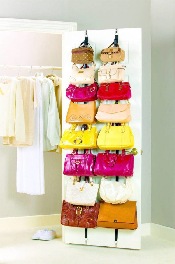 how to store handbags in a small space