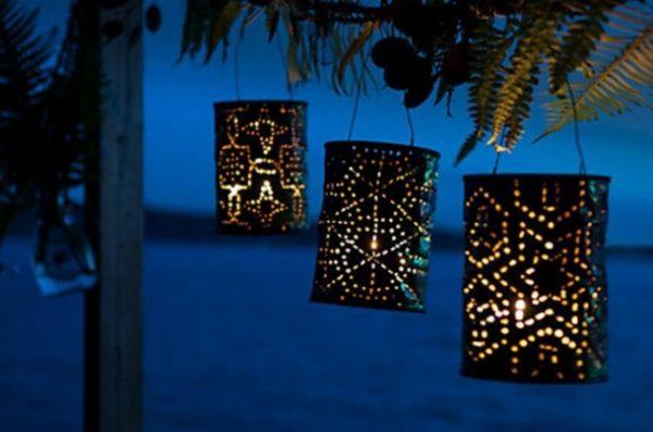 diy outdoor lanterns