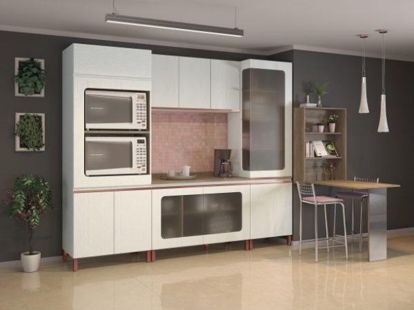 single wall modular kitchen