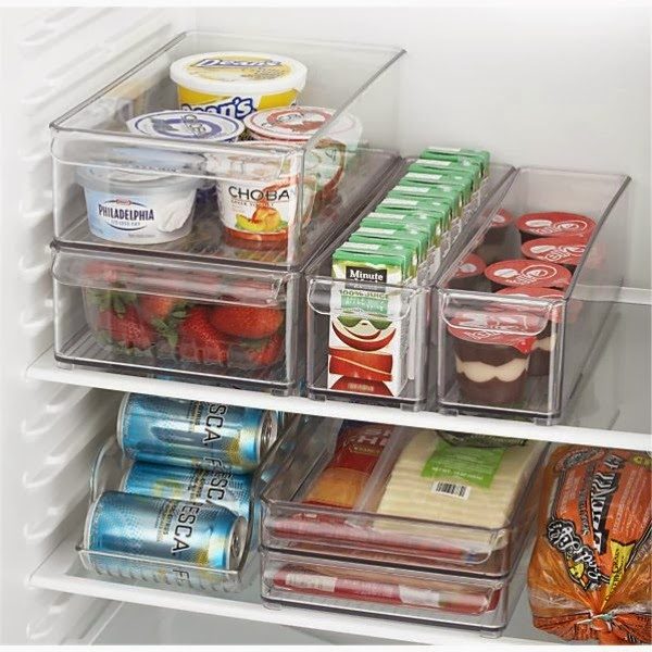 organised fridge