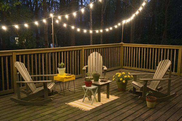 deck string lights