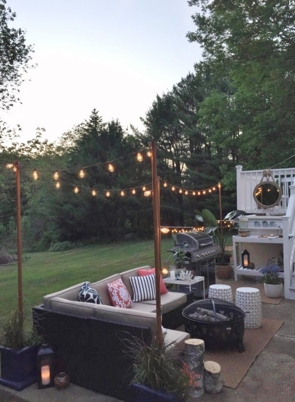 outdoor bulb string lights