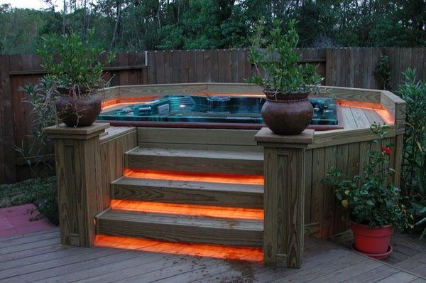 patio hot tub