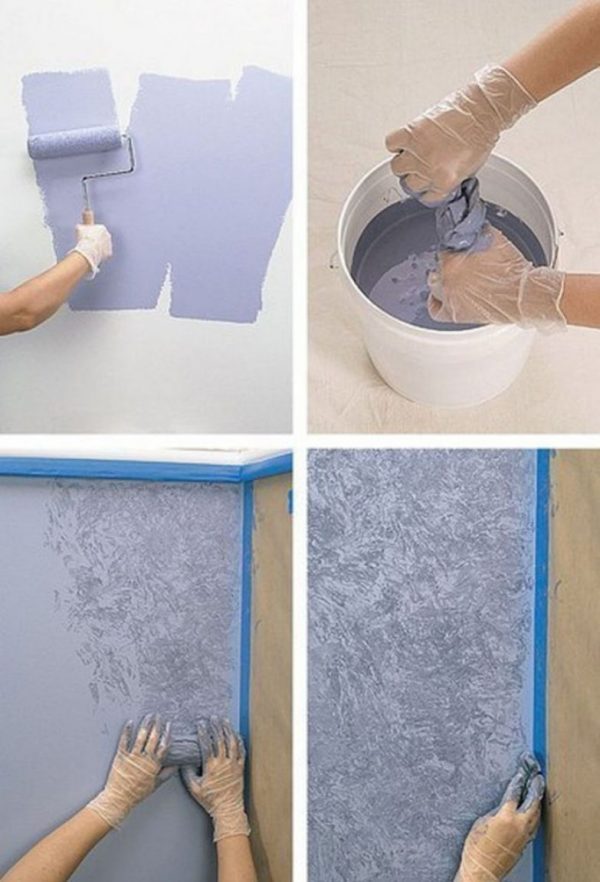 Wall painting techniques