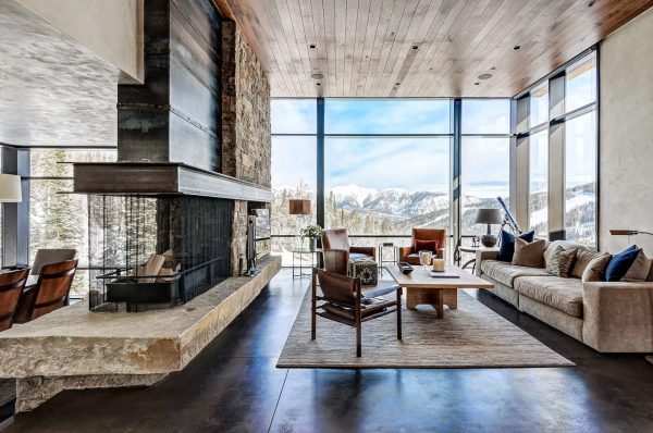 modern floor to ceiling windows