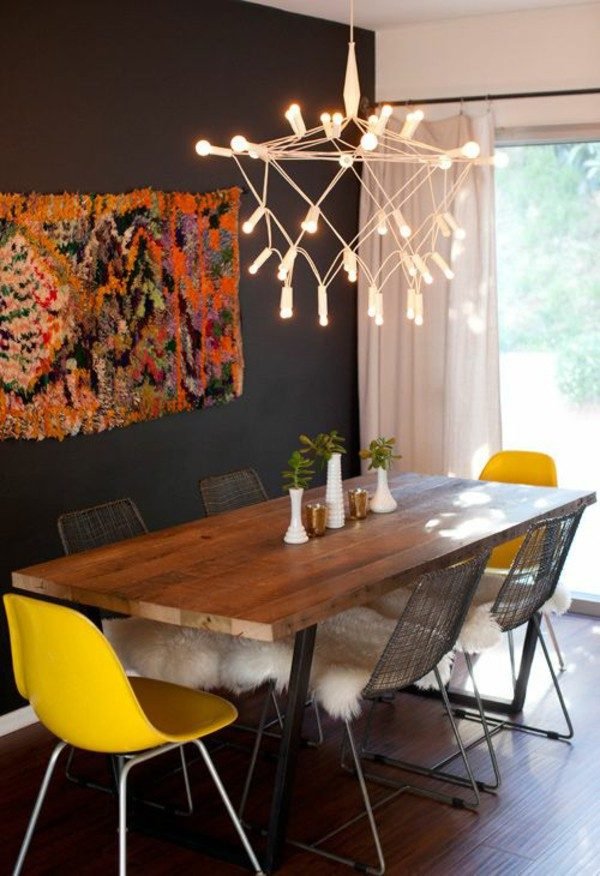 How to combine dining table with different chairs - Little Piece Of Me