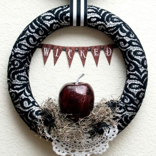 halloween wreath craft