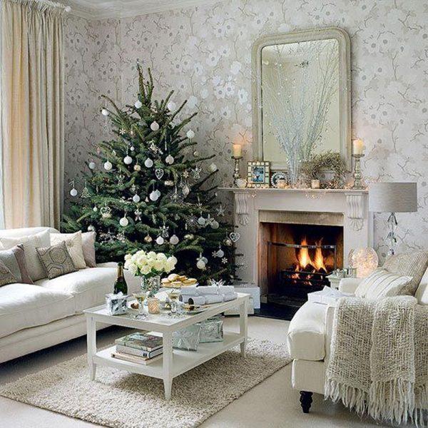 Gold Silver And White Christmas Decor
