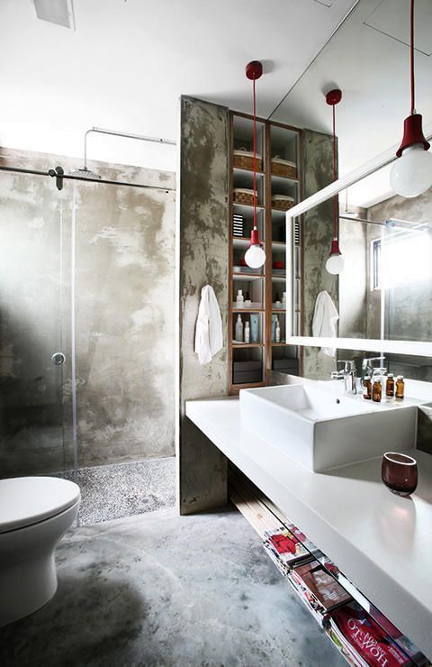 industrial bathroom design