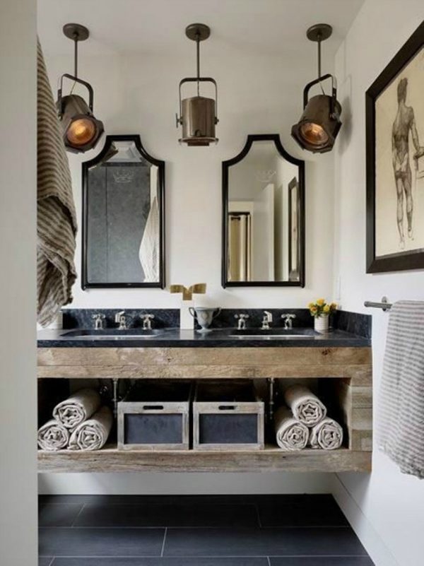 industrial vanity light