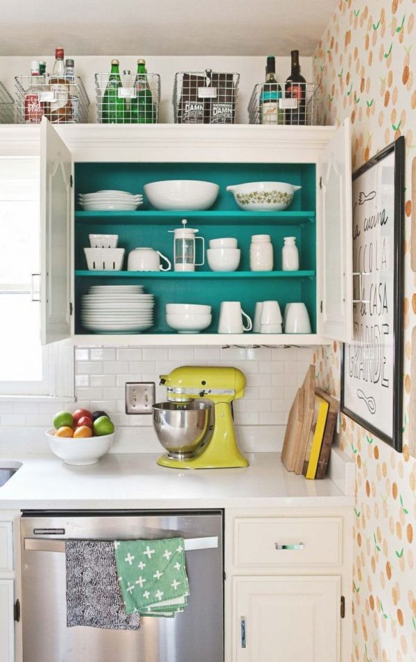 storage on top of kitchen cabinets