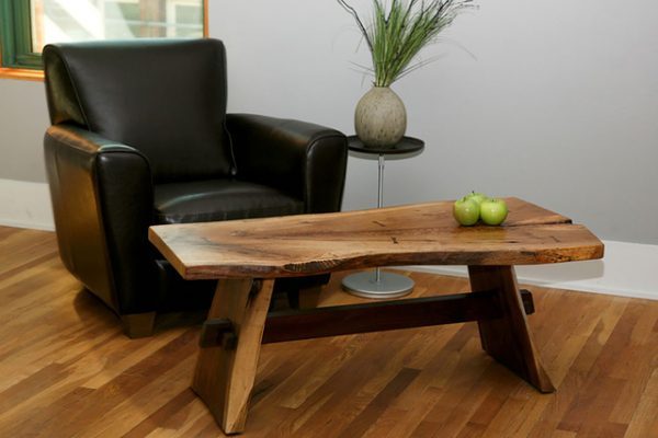 natural wood table