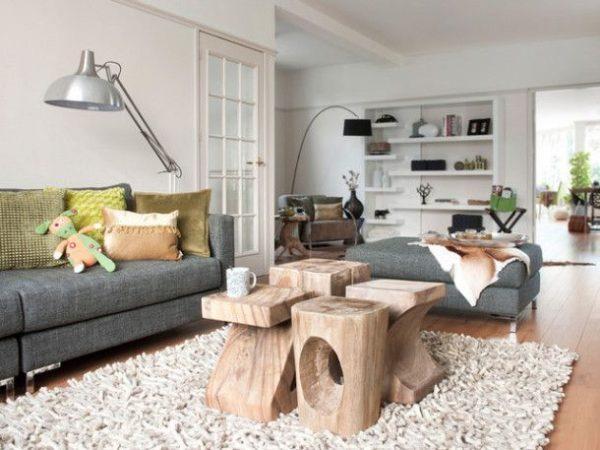 rustic modern coffee table