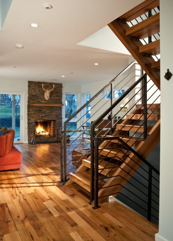 house wood stairs design