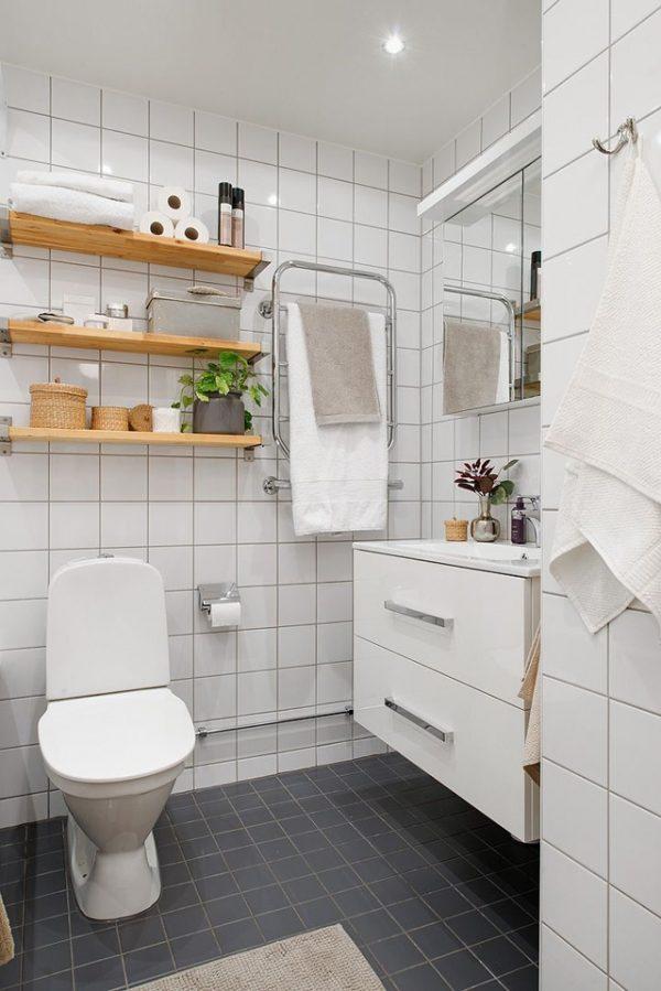 wall mounted bathroom shelves