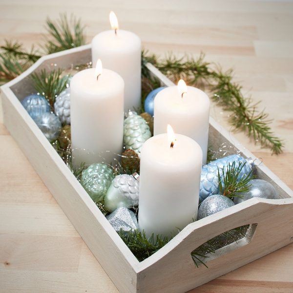 christmas wooden tray