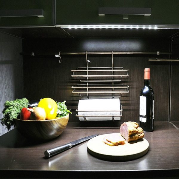 led track lighting under cabinet