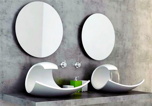 ultra modern bathroom sinks