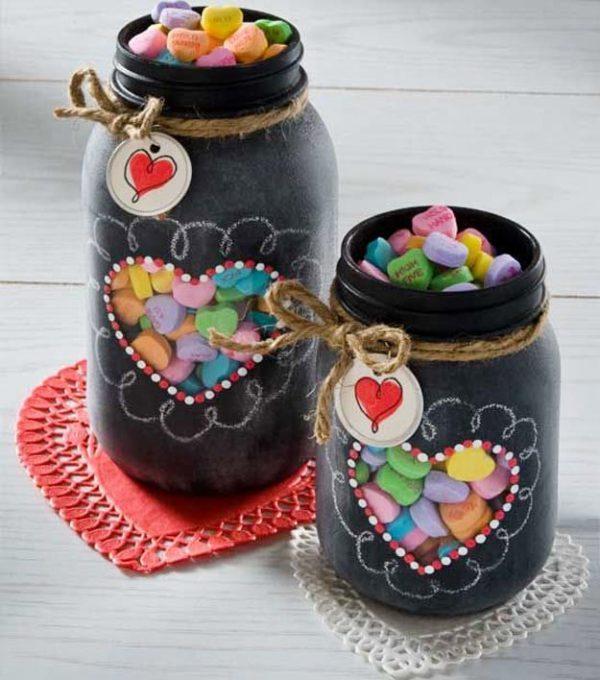 candy mason jars