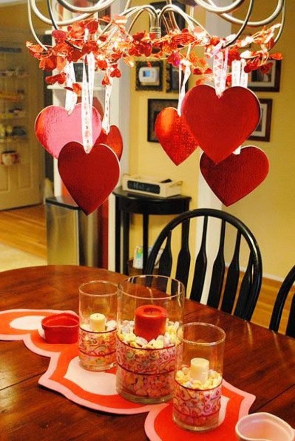 valentine table decorations