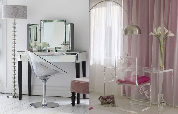 modern dressing table with mirror
