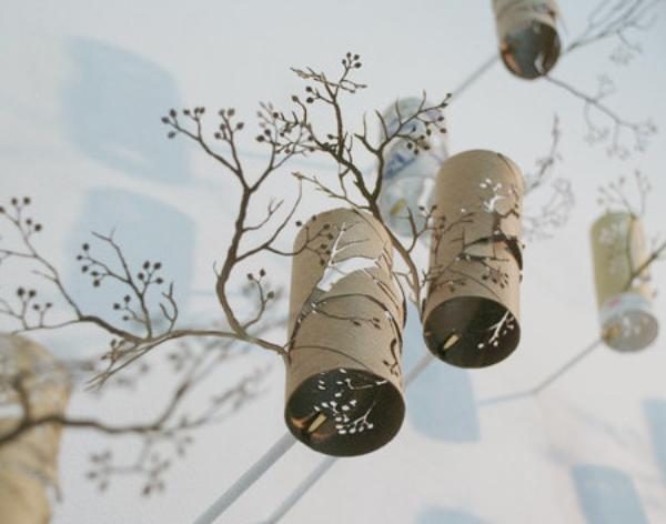 reuse toilet paper rolls