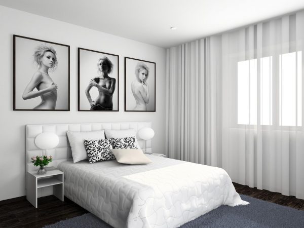 White bedroom