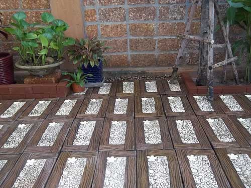 inexpensive garden path ideas