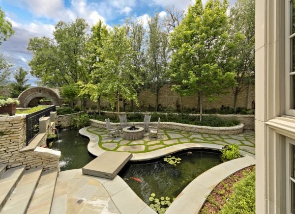 Garden pond design
