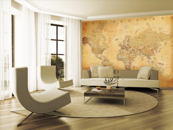 World map decor