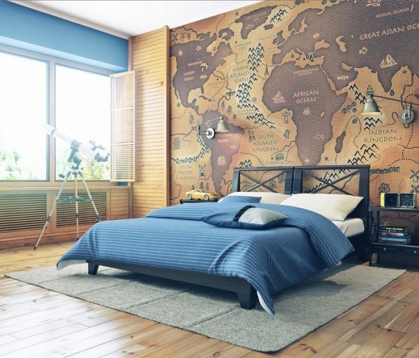 world map home decor