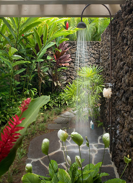 simple outdoor shower