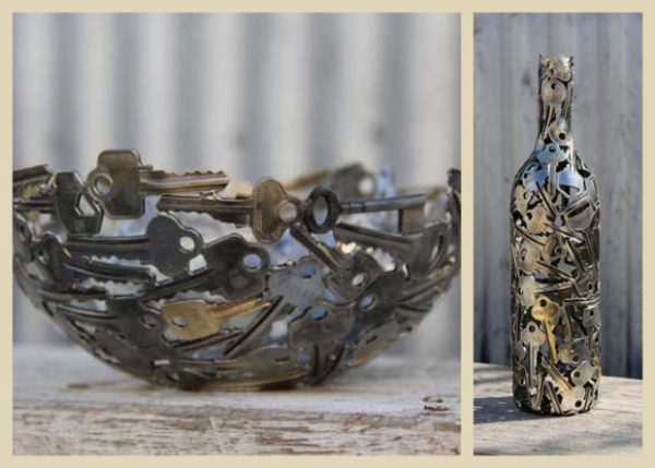 crafts using old keys