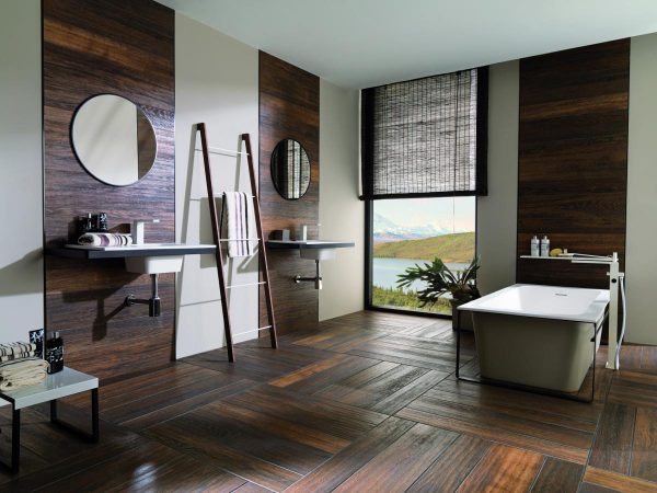 flooring on walls