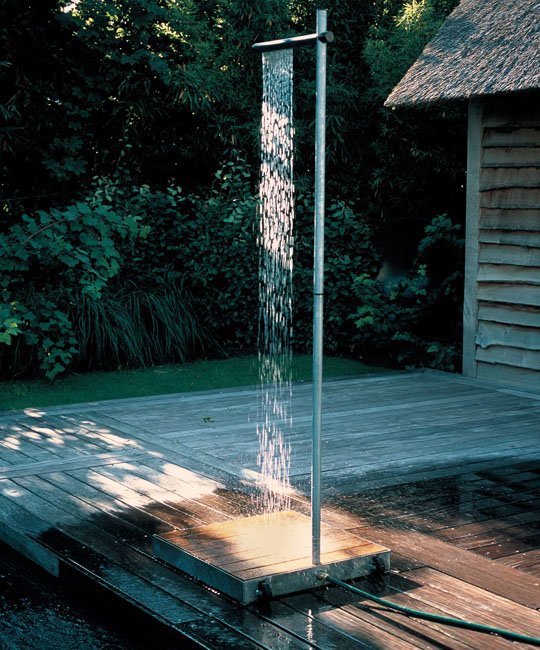 outdoor shower design