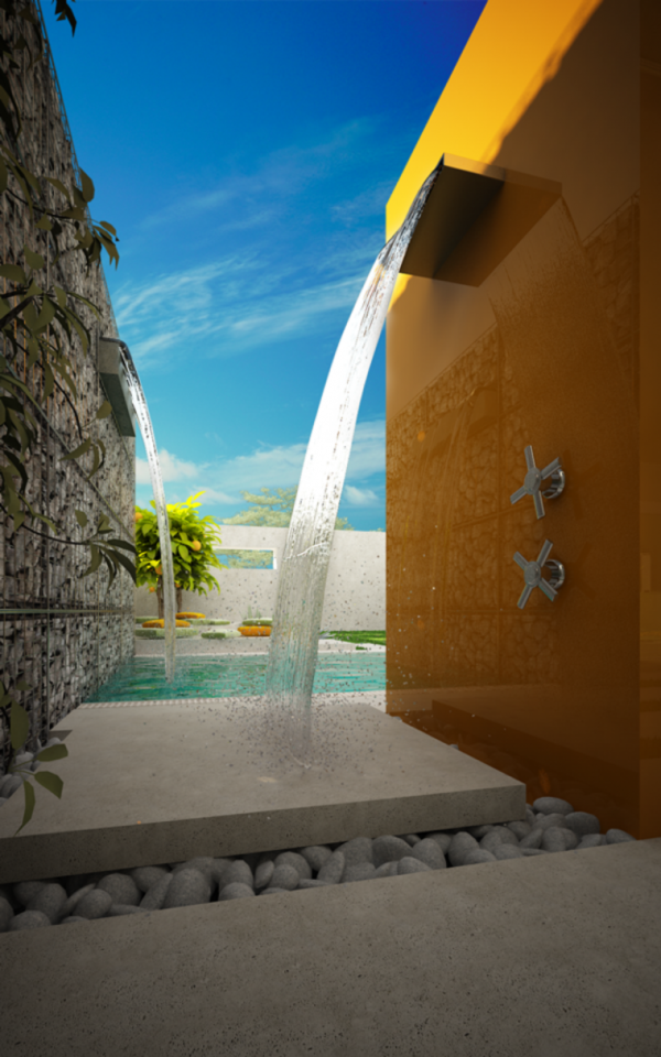 modern shower design