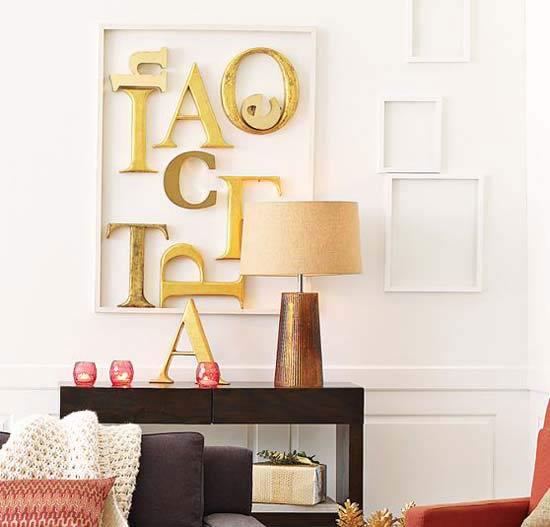 letter room decor