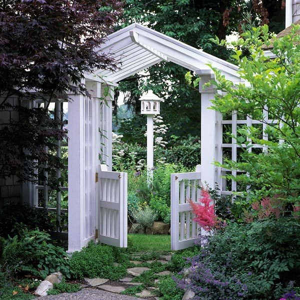 wooden garden gate designs