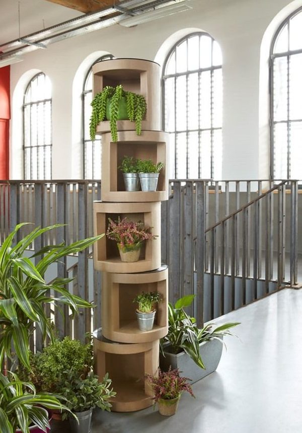 cardboard display shelves