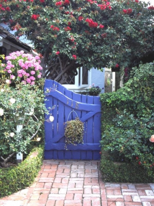 wooden garden doors