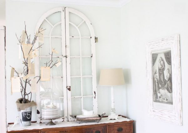 old wooden window frames