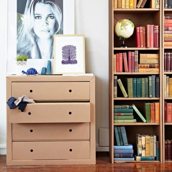 cardboard drawers